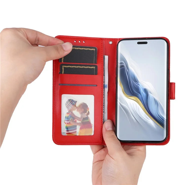 For Honor Magic6 Pro 5G Anti-Scratch Wallet Stand Phone Case Sunflower Leather Stand Mobile Phone Cover
