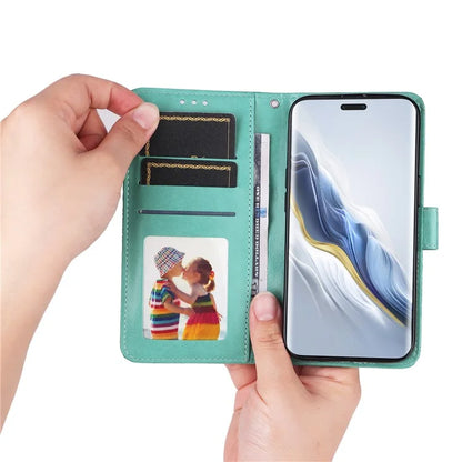 For Honor Magic6 Pro 5G Anti-Scratch Wallet Stand Phone Case Sunflower Leather Stand Mobile Phone Cover
