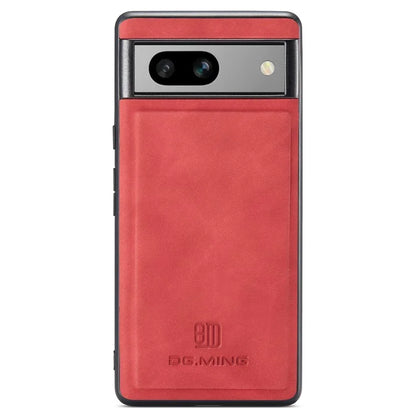 DG.MING For Google Pixel 8a Hybrid Case PU Leather+PC+TPU Anti-Scratch Phone Cover