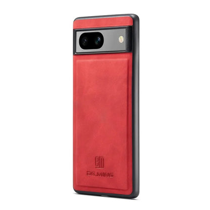 DG.MING For Google Pixel 8a Hybrid Case PU Leather+PC+TPU Anti-Scratch Phone Cover