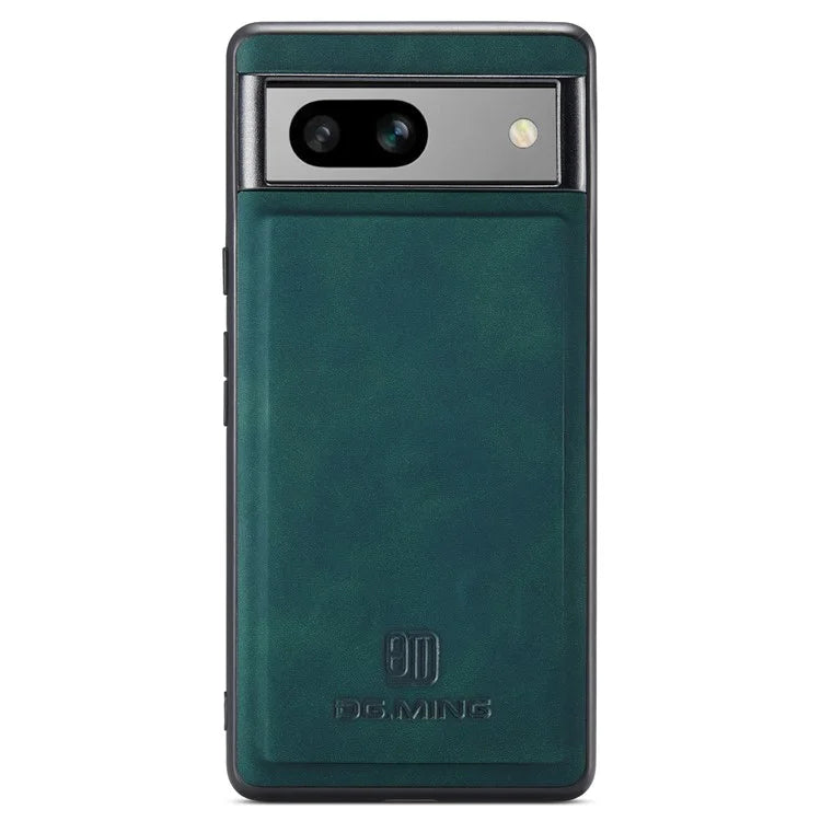 DG.MING For Google Pixel 8a Hybrid Case PU Leather+PC+TPU Anti-Scratch Phone Cover