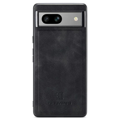 DG.MING For Google Pixel 8a Hybrid Case PU Leather+PC+TPU Anti-Scratch Phone Cover