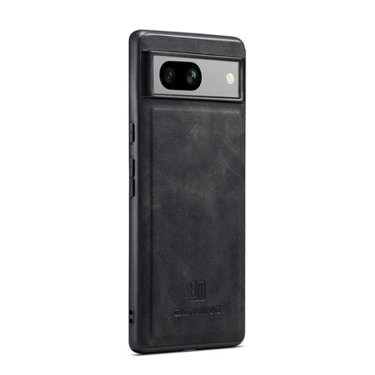 DG.MING For Google Pixel 8a Hybrid Case PU Leather+PC+TPU Anti-Scratch Phone Cover