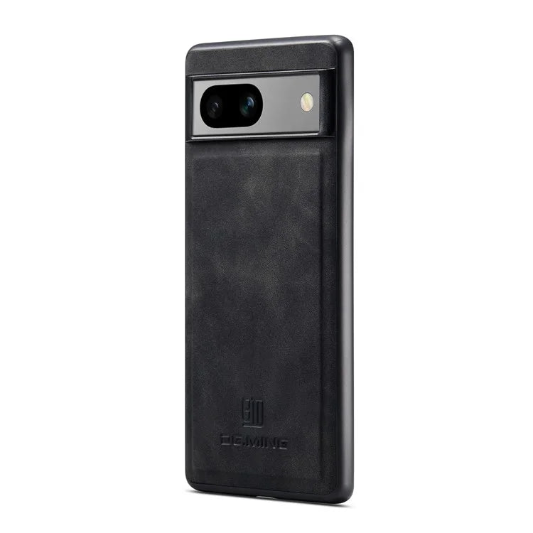 DG.MING For Google Pixel 8a Hybrid Case PU Leather+PC+TPU Anti-Scratch Phone Cover