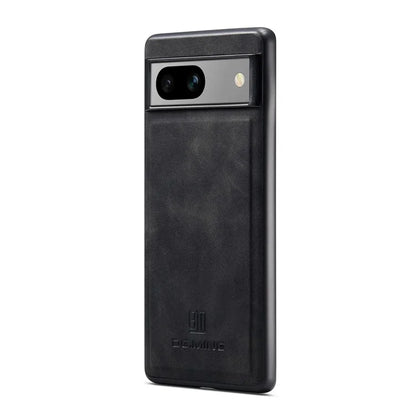DG.MING For Google Pixel 8a Hybrid Case PU Leather+PC+TPU Anti-Scratch Phone Cover