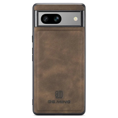 DG.MING For Google Pixel 8a Hybrid Case PU Leather+PC+TPU Anti-Scratch Phone Cover