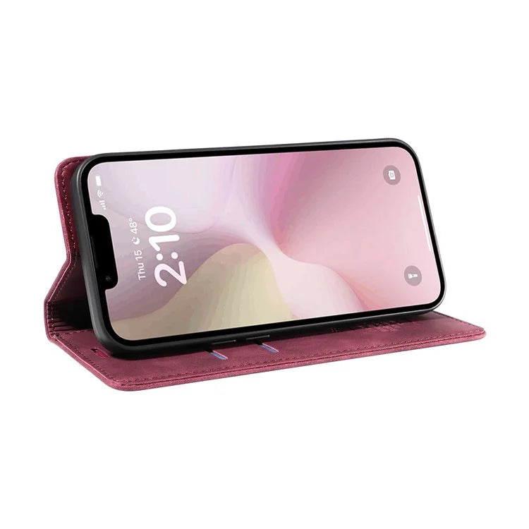 BETOPNICE 003 For iPhone SE (2024) Wallet Case RFID Blocking Leather+TPU Shockproof Phone Shell