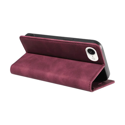 BETOPNICE 003 For iPhone SE (2024) Wallet Case RFID Blocking Leather+TPU Shockproof Phone Shell