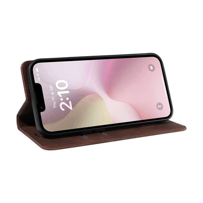 BETOPNICE 003 For iPhone SE (2024) Wallet Case RFID Blocking Leather+TPU Shockproof Phone Shell