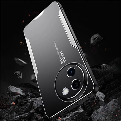For vivo Y200i 5G Shockproof Case Aluminum Alloy+PC+TPU Phone Back Protector