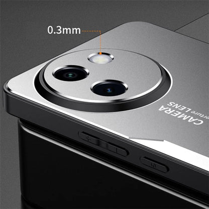 For vivo Y200i 5G Shockproof Case Aluminum Alloy+PC+TPU Phone Back Protector