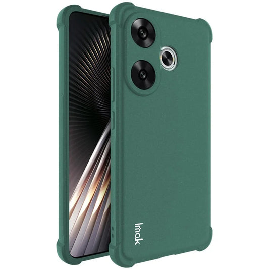 IMAK For Xiaomi Redmi Turbo 3 5G / Poco F6 5G Case Matte TPU Drop Resistant Airbag Phone Cover