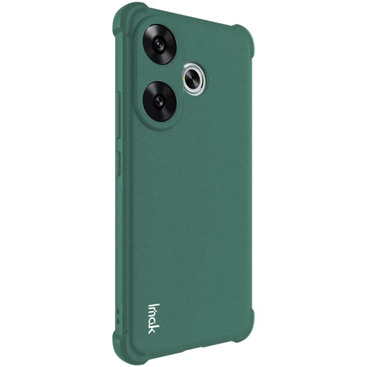 IMAK For Xiaomi Redmi Turbo 3 5G / Poco F6 5G Case Matte TPU Drop Resistant Airbag Phone Cover