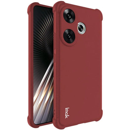 IMAK For Xiaomi Redmi Turbo 3 5G / Poco F6 5G Case Matte TPU Drop Resistant Airbag Phone Cover