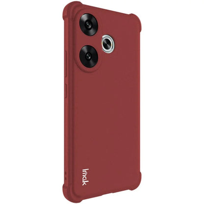 IMAK For Xiaomi Redmi Turbo 3 5G / Poco F6 5G Case Matte TPU Drop Resistant Airbag Phone Cover