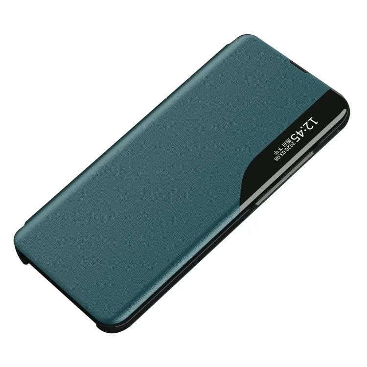 For Samsung Galaxy M55 5G / C55 5G / F55 5G Leather Case Stand Phone Cover with View Window