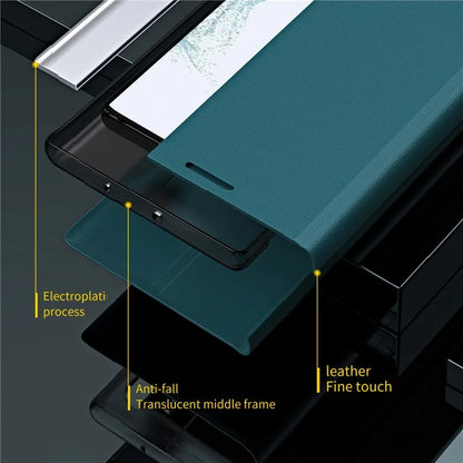 For Samsung Galaxy M55 5G / C55 5G / F55 5G Case Stand Shockproof Leather Phone Cover