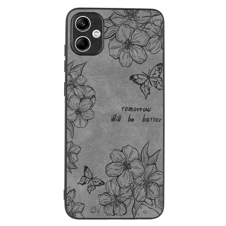 For Samsung Galaxy A05 4G Case Retro PU Leather+PC+TPU Mobile Phone Cover