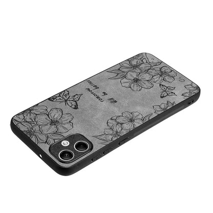 For Samsung Galaxy A05 4G Case Retro PU Leather+PC+TPU Mobile Phone Cover
