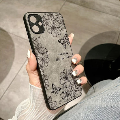 For Samsung Galaxy A05 4G Case Retro PU Leather+PC+TPU Mobile Phone Cover