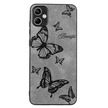 For Samsung Galaxy A05 4G Case Retro PU Leather+PC+TPU Mobile Phone Cover
