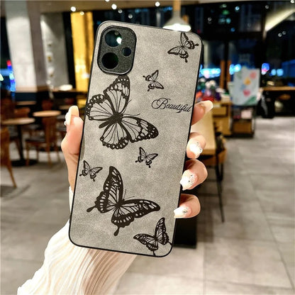For Samsung Galaxy A05 4G Case Retro PU Leather+PC+TPU Mobile Phone Cover