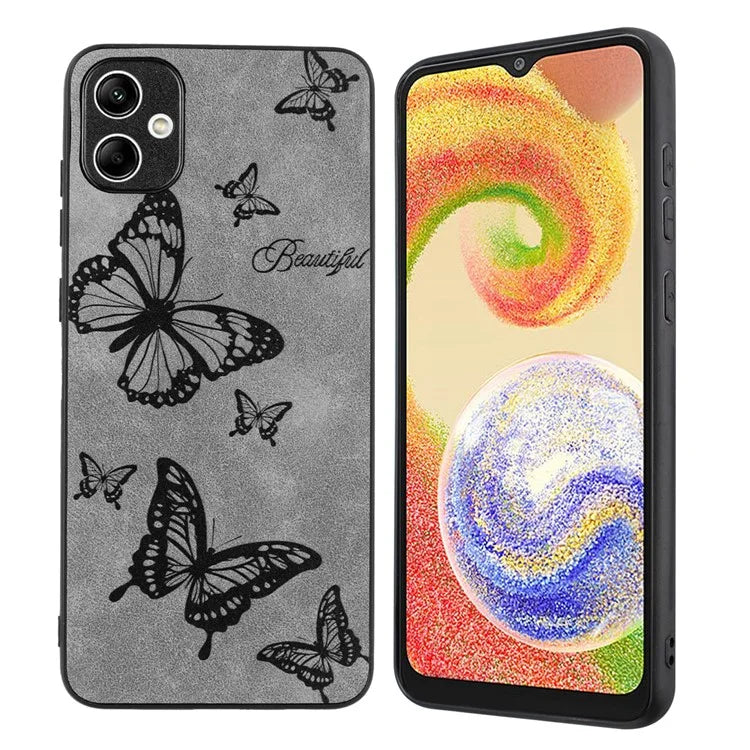 For Samsung Galaxy A05 4G Case Retro PU Leather+PC+TPU Mobile Phone Cover
