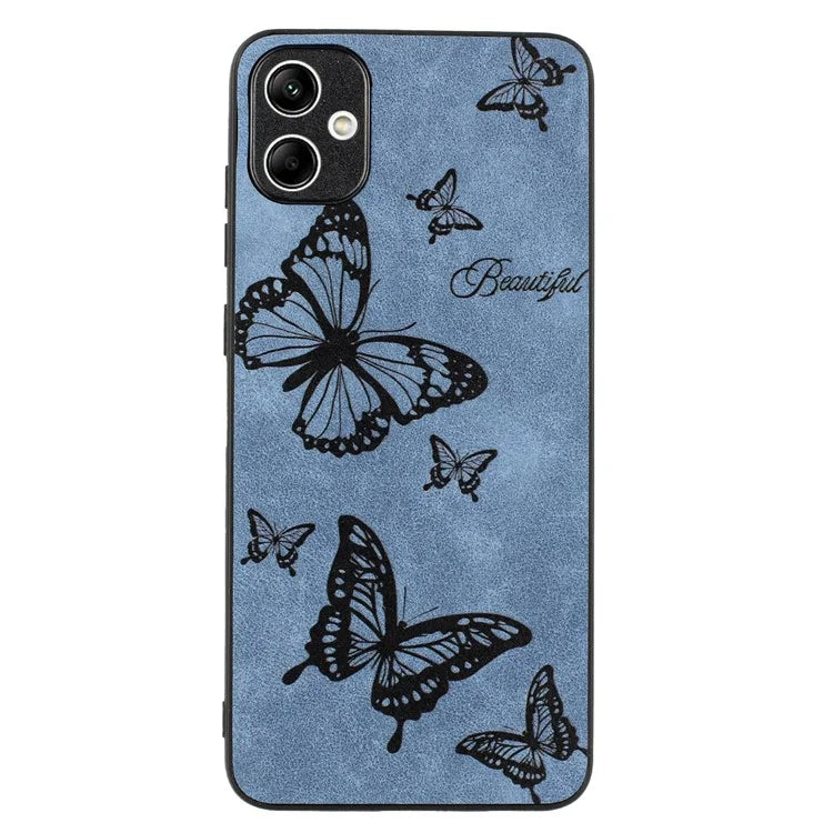 For Samsung Galaxy A05 4G Case Retro PU Leather+PC+TPU Mobile Phone Cover