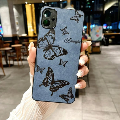 For Samsung Galaxy A05 4G Case Retro PU Leather+PC+TPU Mobile Phone Cover