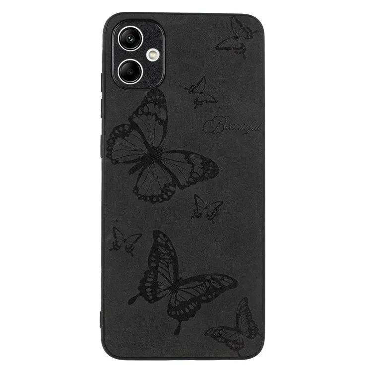 For Samsung Galaxy A05 4G Case Retro PU Leather+PC+TPU Mobile Phone Cover