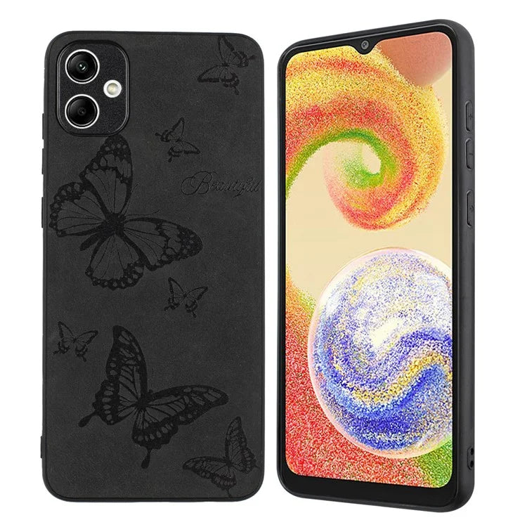 For Samsung Galaxy A05 4G Case Retro PU Leather+PC+TPU Mobile Phone Cover
