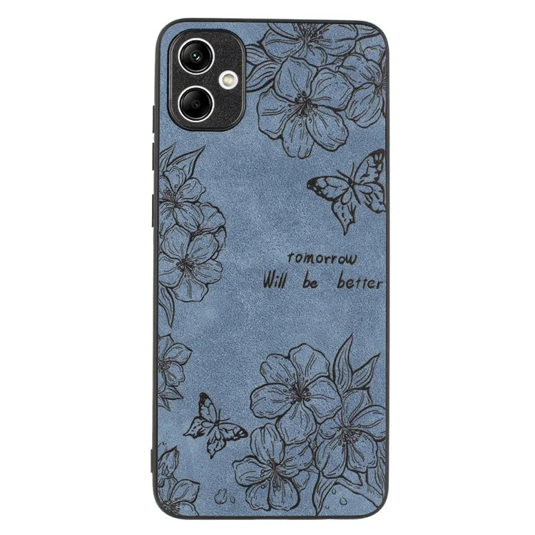 For Samsung Galaxy A05 4G Case Retro PU Leather+PC+TPU Mobile Phone Cover