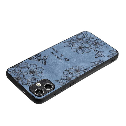 For Samsung Galaxy A05 4G Case Retro PU Leather+PC+TPU Mobile Phone Cover