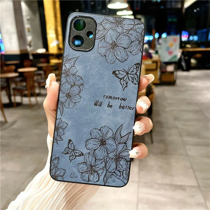For Samsung Galaxy A05 4G Case Retro PU Leather+PC+TPU Mobile Phone Cover