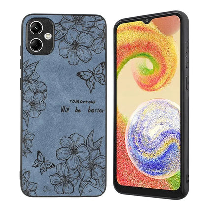 For Samsung Galaxy A05 4G Case Retro PU Leather+PC+TPU Mobile Phone Cover