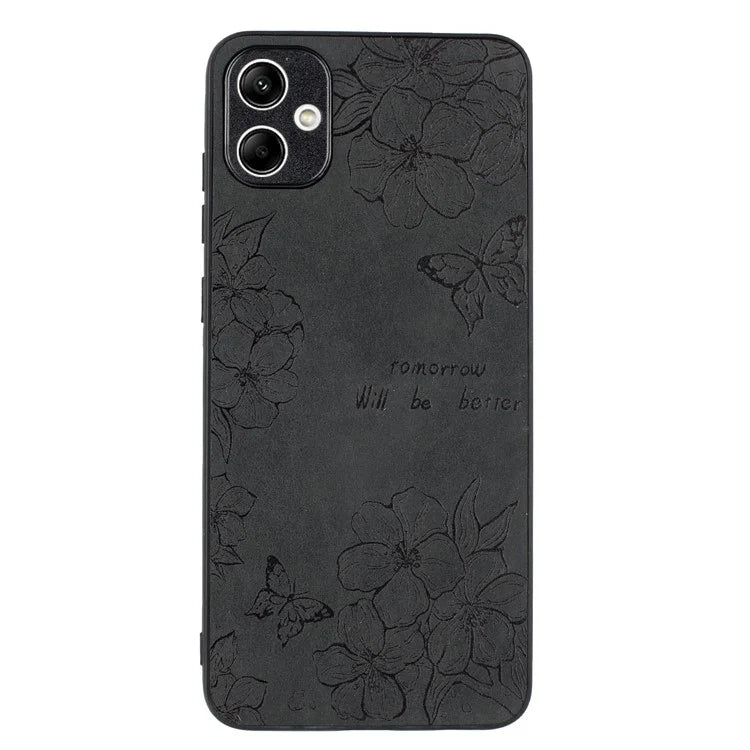 For Samsung Galaxy A05 4G Case Retro PU Leather+PC+TPU Mobile Phone Cover