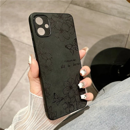 For Samsung Galaxy A05 4G Case Retro PU Leather+PC+TPU Mobile Phone Cover