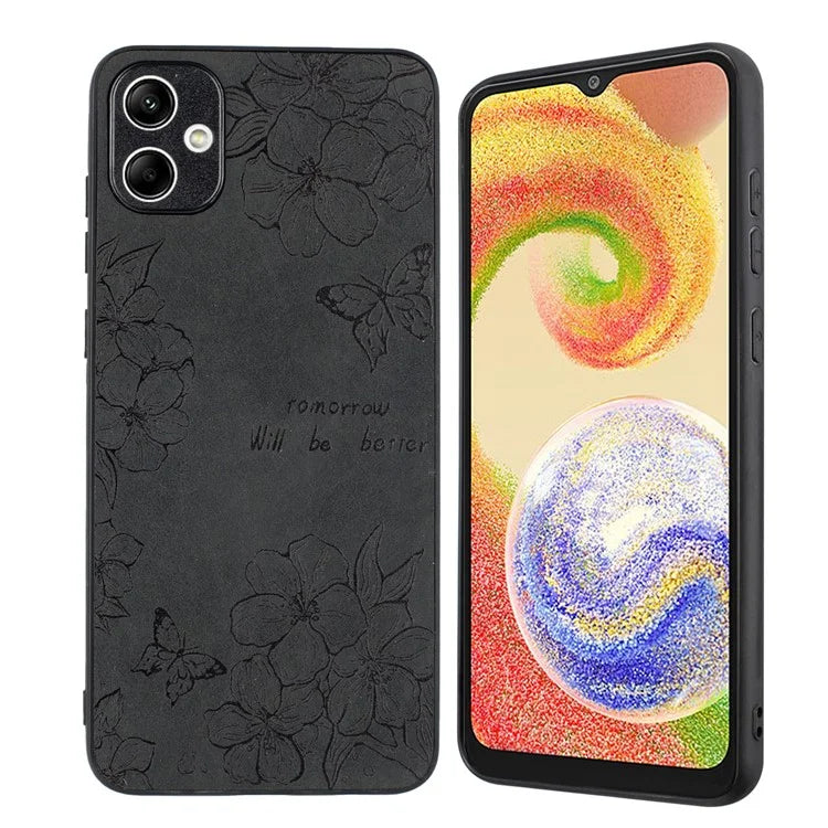 For Samsung Galaxy A05 4G Case Retro PU Leather+PC+TPU Mobile Phone Cover