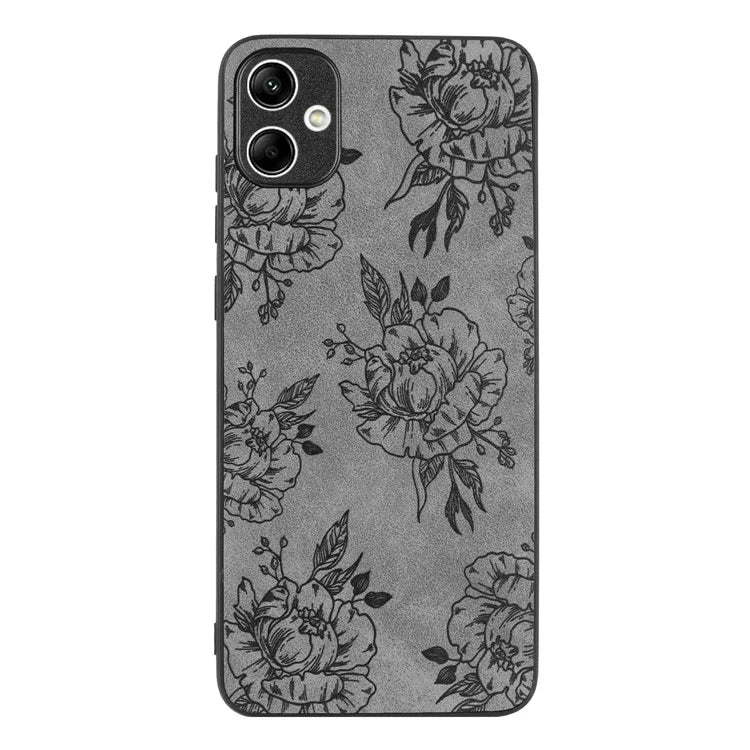 For Samsung Galaxy A05 4G Case Retro PU Leather+PC+TPU Mobile Phone Cover