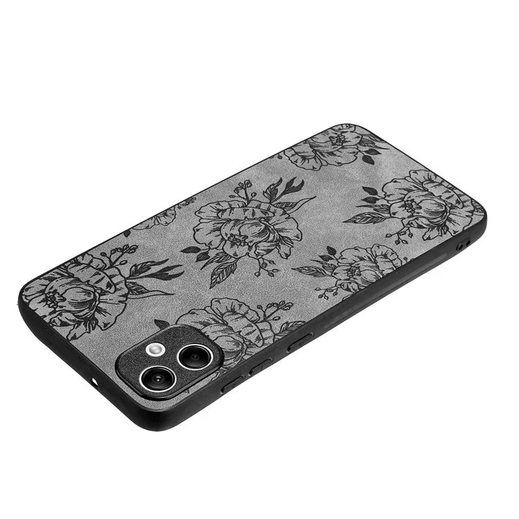 For Samsung Galaxy A05 4G Case Retro PU Leather+PC+TPU Mobile Phone Cover