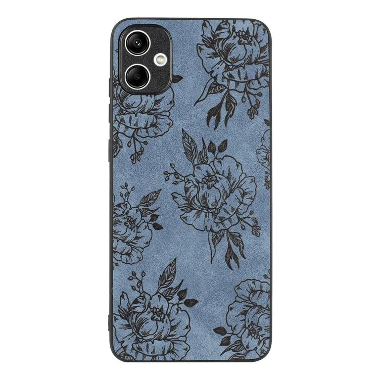 For Samsung Galaxy A05 4G Case Retro PU Leather+PC+TPU Mobile Phone Cover