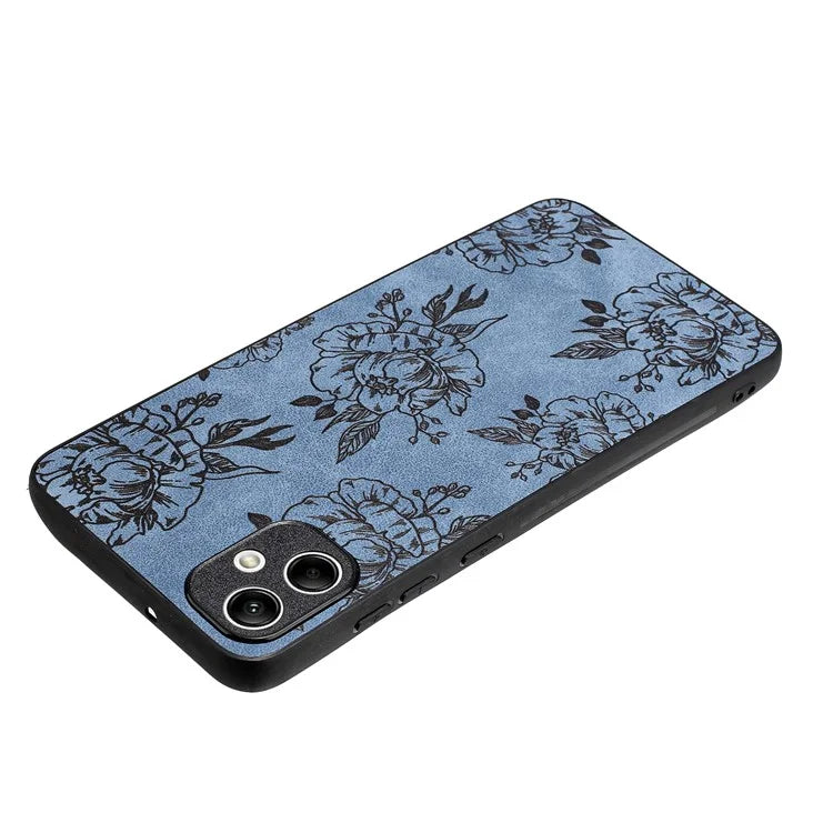 For Samsung Galaxy A05 4G Case Retro PU Leather+PC+TPU Mobile Phone Cover