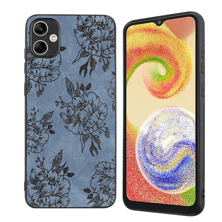 For Samsung Galaxy A05 4G Case Retro PU Leather+PC+TPU Mobile Phone Cover