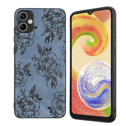 For Samsung Galaxy A05 4G Case Retro PU Leather+PC+TPU Mobile Phone Cover