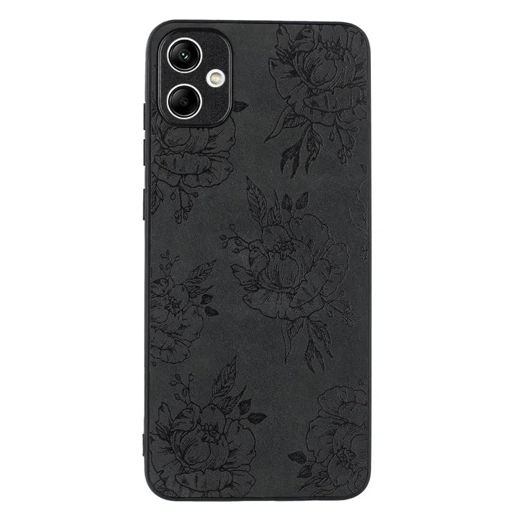 For Samsung Galaxy A05 4G Case Retro PU Leather+PC+TPU Mobile Phone Cover