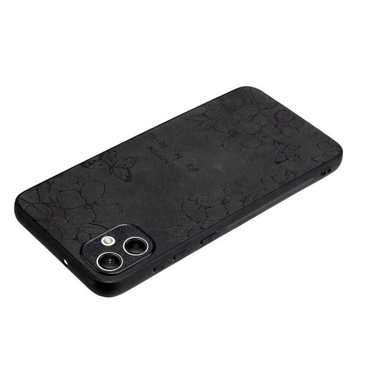 For Samsung Galaxy A05 4G Case Retro PU Leather+PC+TPU Mobile Phone Cover
