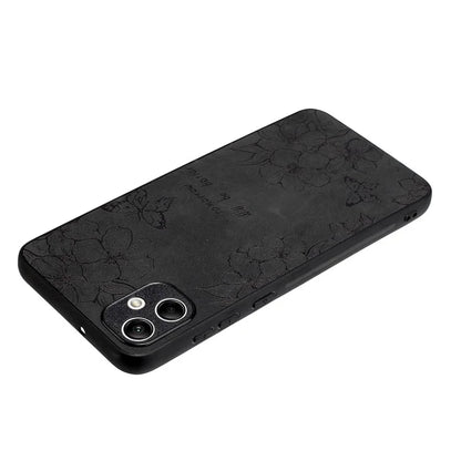 For Samsung Galaxy A05 4G Case Retro PU Leather+PC+TPU Mobile Phone Cover