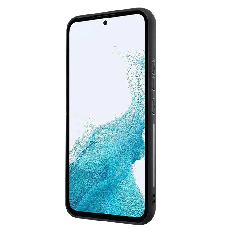 For Samsung Galaxy A34 5G Case Flower Pattern PU+PC+TPU Retro Phone Cover