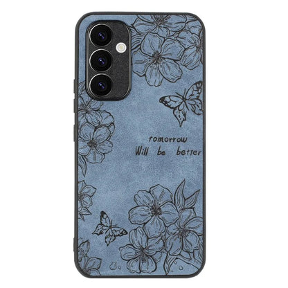 For Samsung Galaxy A15 5G Case Retro Leather Pattern Thin Anti-Scratch Back Cover