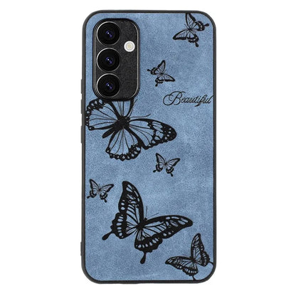 For Samsung Galaxy A15 5G Case Retro Leather Pattern Thin Anti-Scratch Back Cover